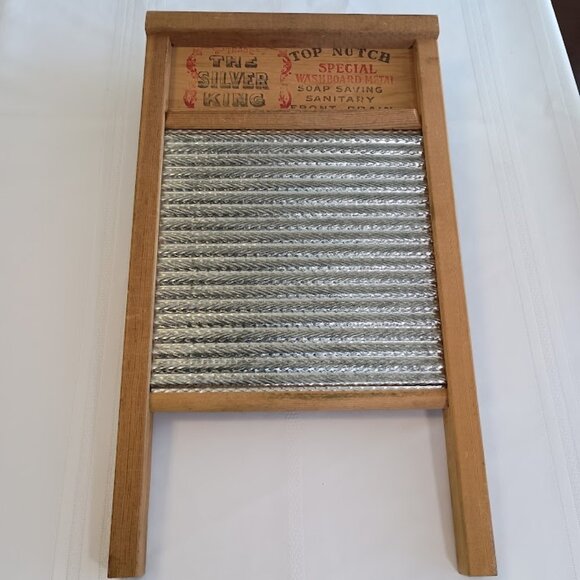 Vintage National Washboard Co. No. 824, The Silver King, Chicago Memphis - Picture 2 of 9
